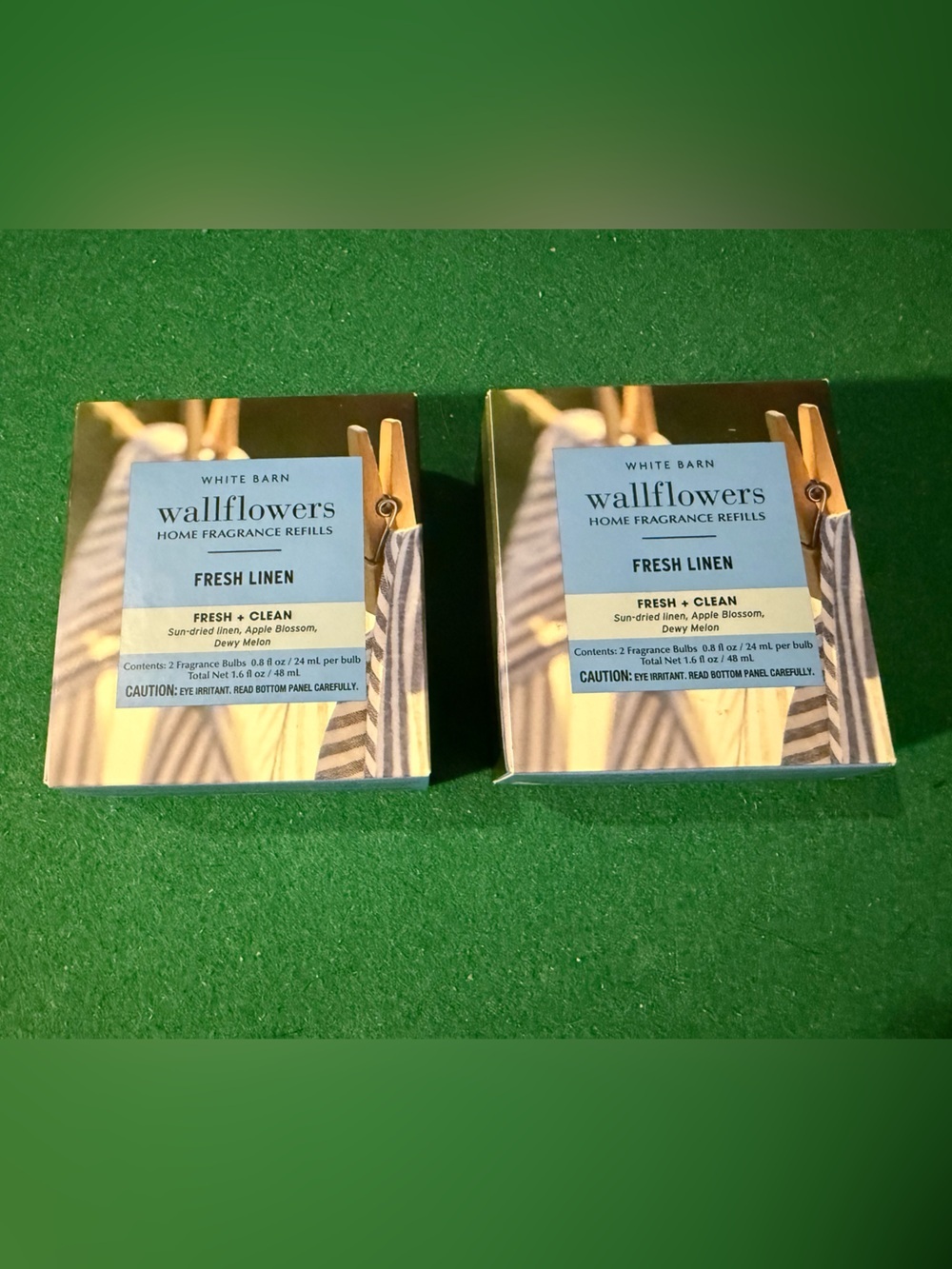 Wallflowers 2packs Fresh Linen Home Fragrance Refills -  (Set of 2)